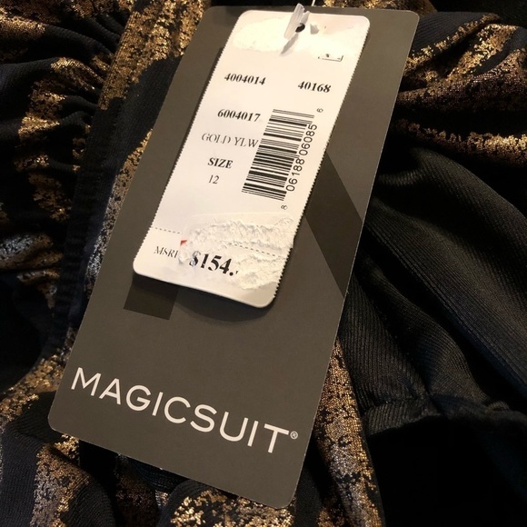 MAGICSUIT by Miraclesuit Shine On Halter Swimsuit - Picture 3 of 5